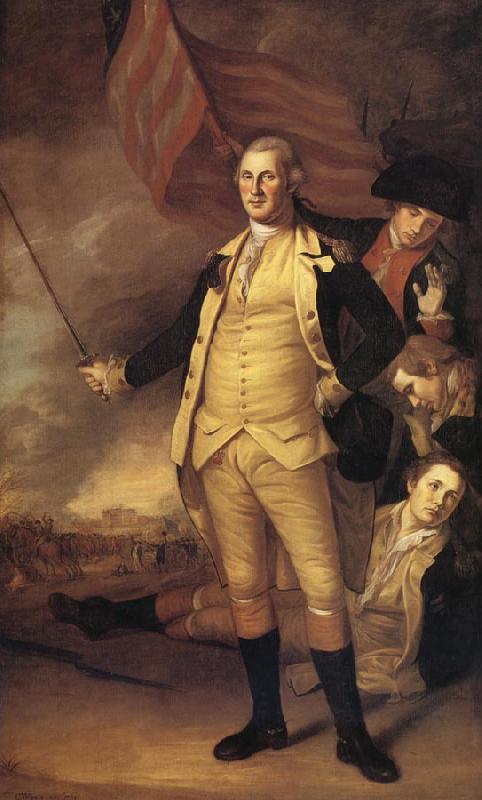 Charles Willson Peale Washington at the Battle of Princeton,January 3,1777 Sweden oil painting art